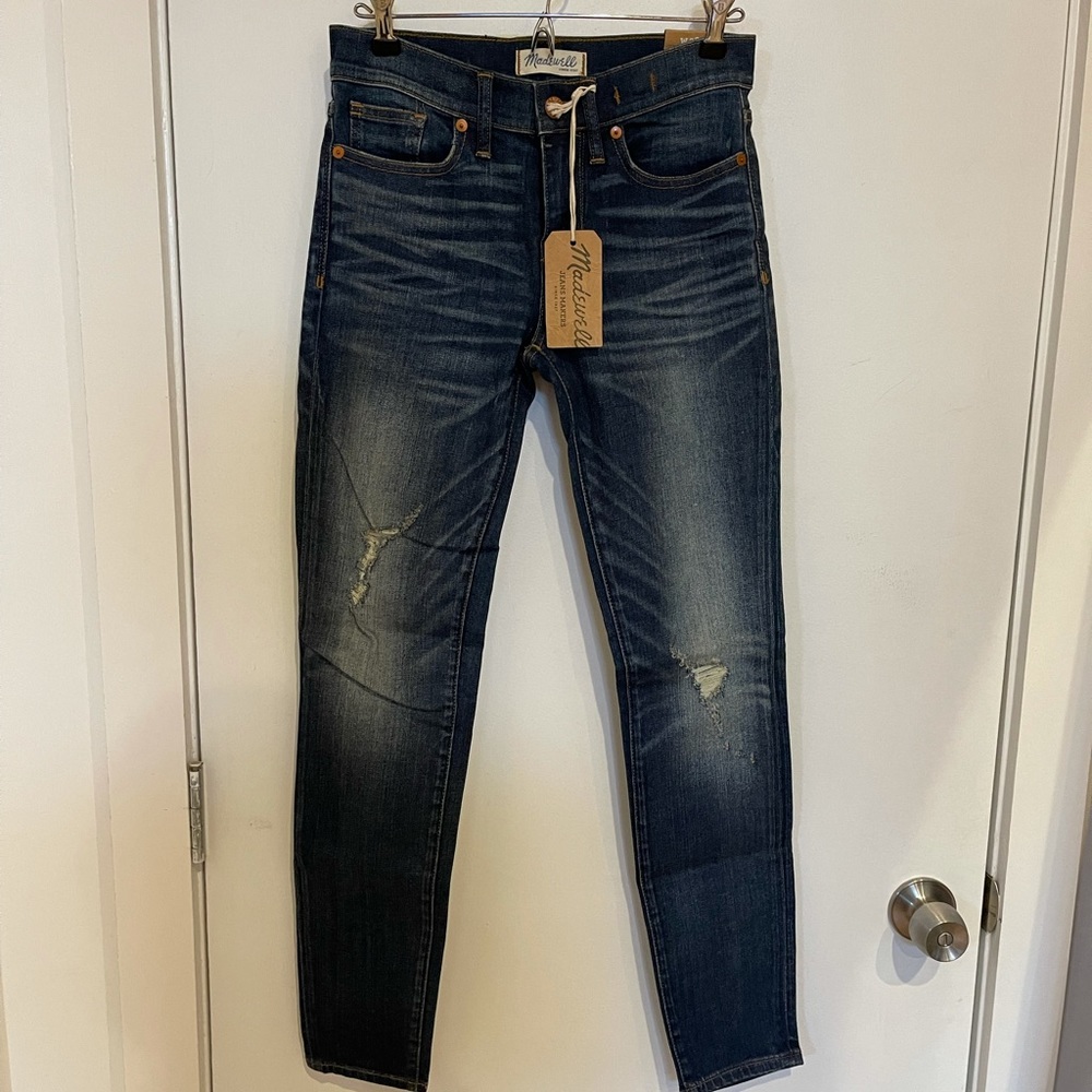 NEW W TAGS Madewell skinny ankle jean size 26